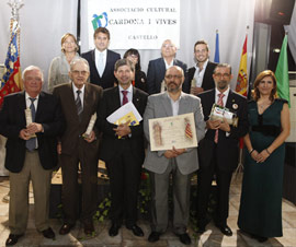 Cena de los XV Premios Fadrí-Cardona Vives