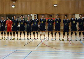 Oscar Prades Carnicer, jugador del Club de Voleibol Mediterráneo de Castellón, se encuentra disputando el Campeonato del Mundo Escolar, con la Selección Española de Voleibol