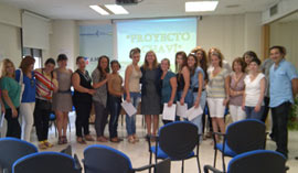 Siete jóvenes de etnia gitana han participado en el proyecto pionero y social 