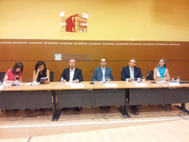 El jefe de la Policía Local de Castellón, José Luis Carque en la Universidad de Alicante