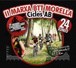 II marcha Btt Morella Cicles AB con salida en la Fábrica Giner