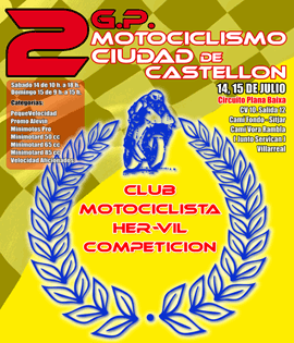 Carrera Motodes  2 GP Ciudad de Castellón, 14 y 15 de julio