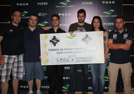 Óscar García se proclama vencedor en el IX torneo mensual del Gran Casino Castellón