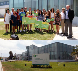 La Refinería entrega la beca Compromiso BP Educación a dos alumnas del IES Vila-roja