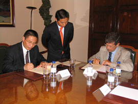 Relaciones de intercambio amistosas entre Castellón y la localidad china de Wenzhou