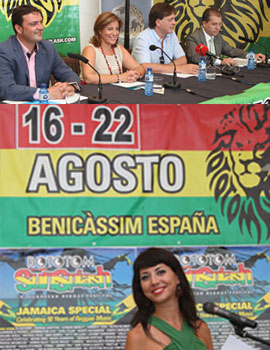 Presentación oficial del Rototom Sunsplash Benicàssim 2012