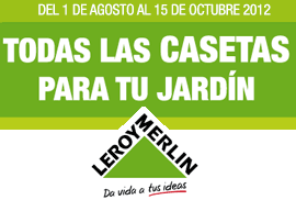 Todas las casetas para tu jardín en Leroy Merlín