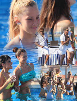 Gran fiesta en la piscina como antesala de TOP MODELS 2012