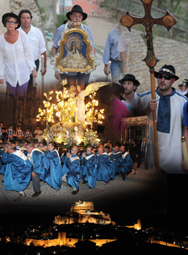 Morella recibe con fervor a la Vallivana. Sexenni 2012