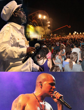 Calle 13 cierra su exitosa gira europea en el Rototom Sunsplash 2012
