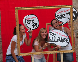 Photocall del estado del bienestar en Ares