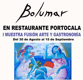 I muestra fusión arte y gastronomía en el restaurante Portocala