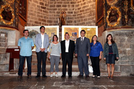 Presentación de la restauración del altar del Carmen en Morella
