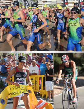 José Antoni Borja y Marta Pons Peña, ganadores de la I TRIATLON DE OROPESA DEL MAR