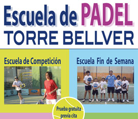 Abierto plazo inscripción escuela pádel Torrebellver