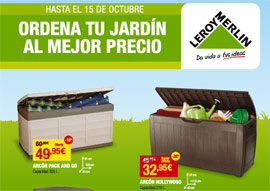 Leroy Merlin ordena tu jardín al mejor precio