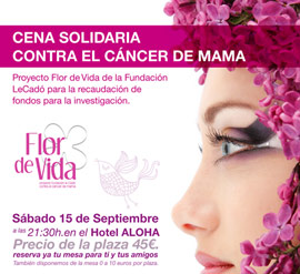 Cena solidaria contra el cáncer de mama en Burriana