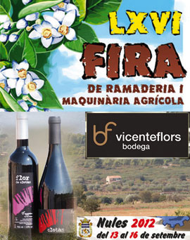 Bodega Vicente Flors en la 66ª Feria de Ganadería y Maquinaria Agrícola de Nules