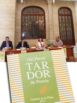 Firma del Convenio del 18é Premi Tardor de Poesía. Fundación Dávalos-Fletcher