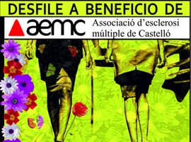 Desfile solidario a beneficio de AEMC, Asociación de Esclerosis Múltiple de Castellón
