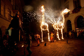 Xarxa Teatre presenta su nuevo espectáculo en las fiestas de la vendimia de Morges