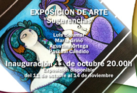 Exposición “Sugerencias” de Cándido, Bolumar, Griñó y Ortega en el Gran Casino Castellón