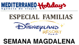 Oferta viaje a Disneyland Paris para familias de Mediterráneo Holidays