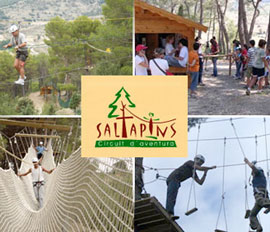 El parque multiaventura Saltapins acoge la fiesta del Club Groguet el 13 de octubre