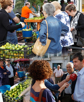 El domingo dió comienzo el mercado de la naranja