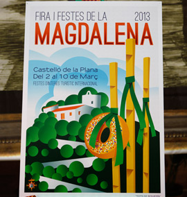 Yuan Gost Gusso gana el premio del cartel de las Fiestas de la Magdalena 2013