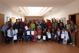 Clausura del Curso de Monitor de Senderismo con un gran éxito de participación