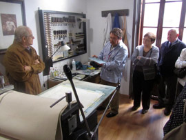 Visitas culturales al taller de Luís Bolumar