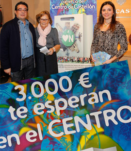 3.000 euros de premio para la Campaña dinamización del comercio en el centro de Castellón