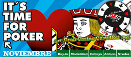 En noviembre regresa un mítico torneo a la agenda de poker del Gran Casino Castellón