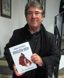 Lorenzo Ramírez ilustra la portada del libro dedicado a Joselito