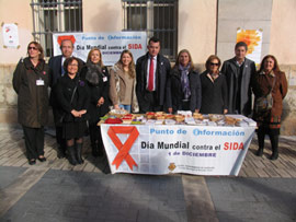 La ciudad de Castellón celebró el ‘Día Mundial contra el Sida’