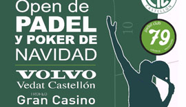 Disputado el I torneo pádel-poker volvo trofeo Gran Casino Castellón