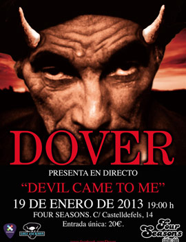 Actuación de Dover en la Sala Four Seasons el 19 de enero