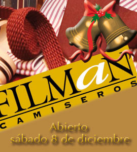 Filman Camiseros abrirá el sábado 8 de diciembre