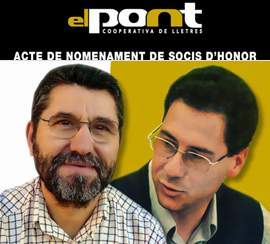 Acte Nomenament Socis d'honor d'El Pont Cooperativa de Lletres