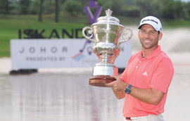 Sergio García se ha proclamado campeón del Iskandar Johor Open, en Malasia