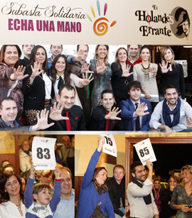 Más de 3.000 € se recaudan en la subasta solidaria de Burriana
