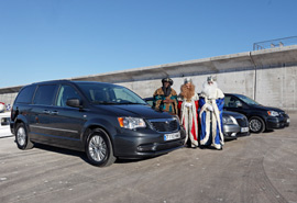 Los Reyes Magos recorren Castellón en una flota de Comauto Sport