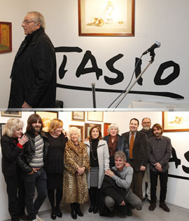 Inauguración de una excelente exposición de TASIO en Benicàssim