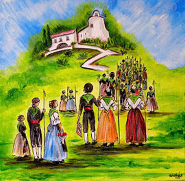 Exposición de pintura y plumilla de Mari Carmen Aldás