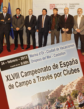 Presentación del Campeonato de España Campo  a Través por Clubes 2013