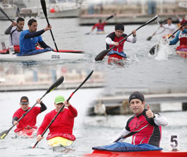 1ª prueba de la liga autonómica de aguas tranquilas de piragüismo