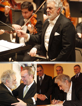 Plácido Domingo por primera vez en Castellón