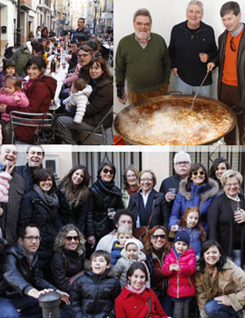 Animada jornada gastronómica de los vecinos de la calle San Blas