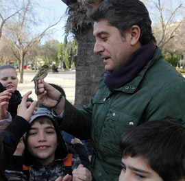 Anillamiento de aves organizado por la asociación 